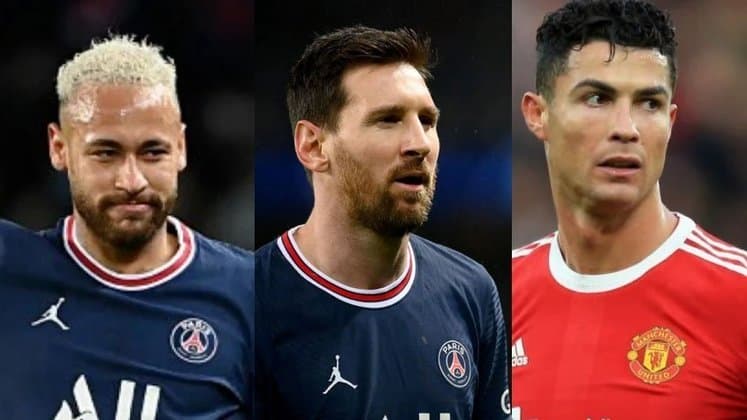 Futebol: Neymar, Messi e CR7 vão trocar de time?