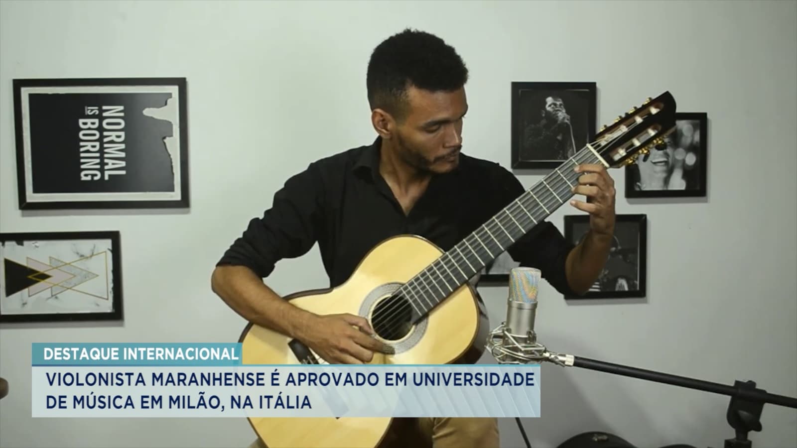 Violonista do MA aprovado em escola de música na Itália pede ajuda para custear viagem