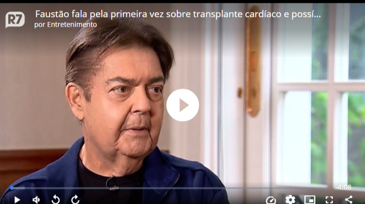 Faustão fala pela primeira vez sobre transplante e possível volta à TV
