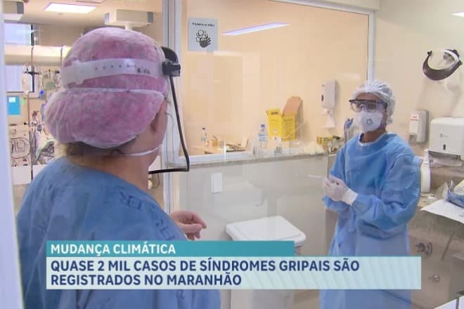 Quase 1.200 casos de síndromes gripais foram registrados no Maranhão