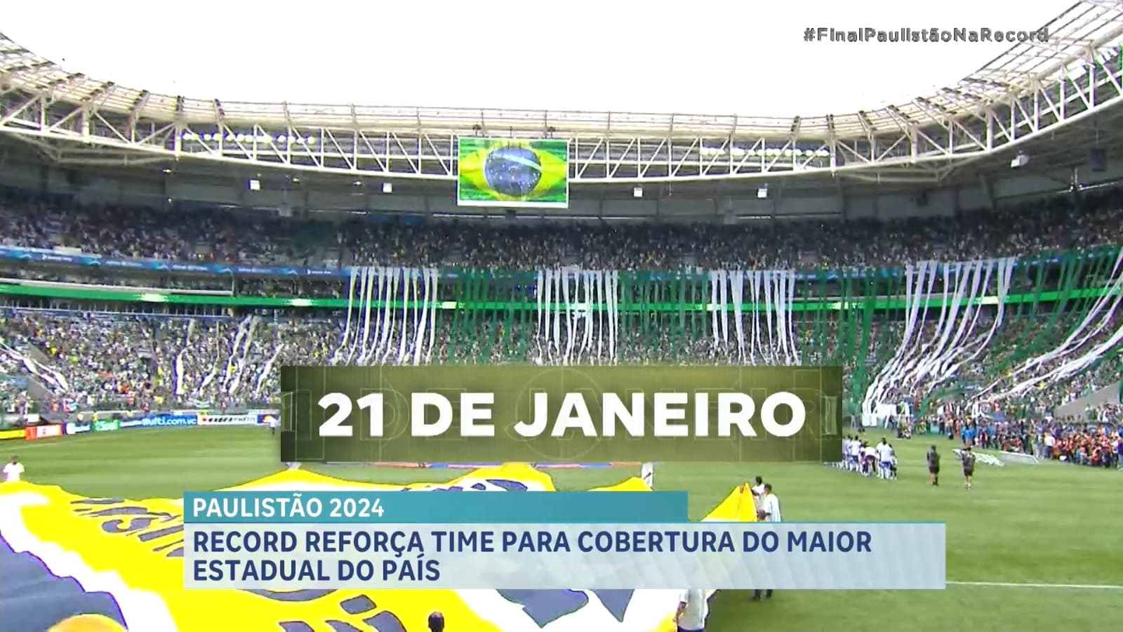 Paulistão 2024: RECORD reforça o time para a cobertura do maior estadual do país