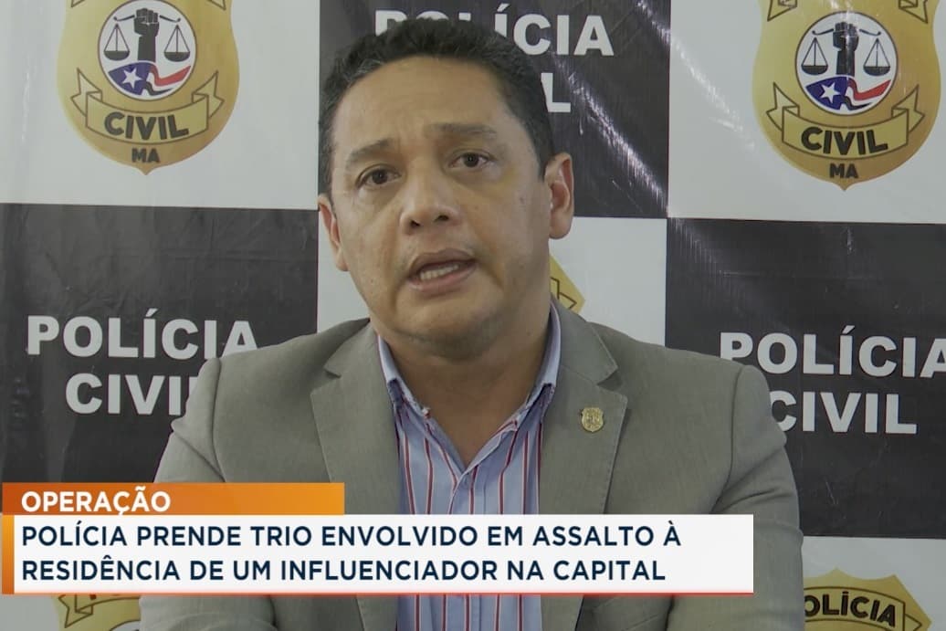 São Luís: polícia prende suspeitos em assalto a residência de um influenciador