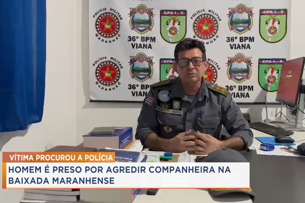 Viana: preso suspeito de agredir a própria esposa com um pedaço de madeira