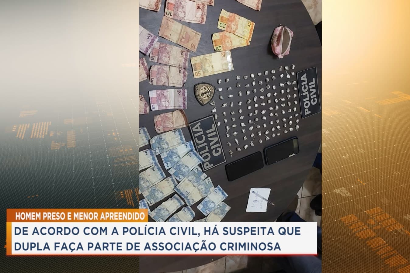 Polícia conduz suspeito de tráfico de drogas em Itapecuru-Mirim