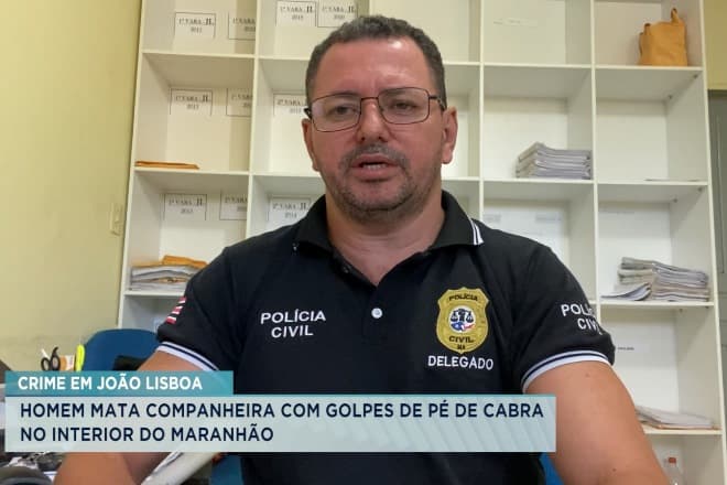 João Lisboa: homem é preso em flagrante após matar companheira com pé de cabra