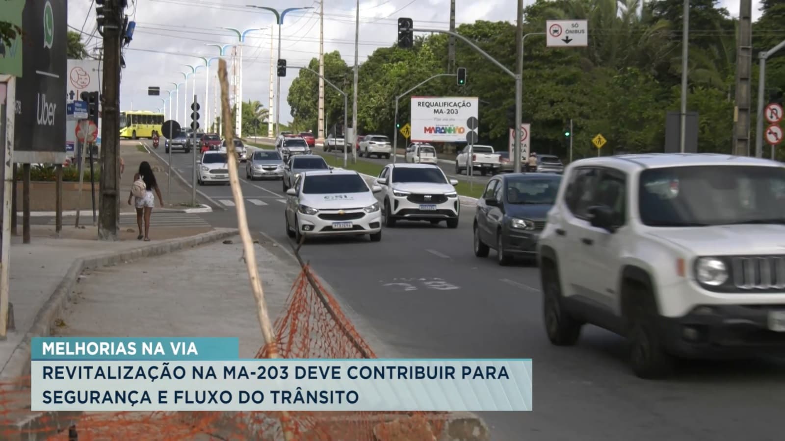 Revitalização na MA-203 deve contribuir para a segurança e fluxo do trânsito