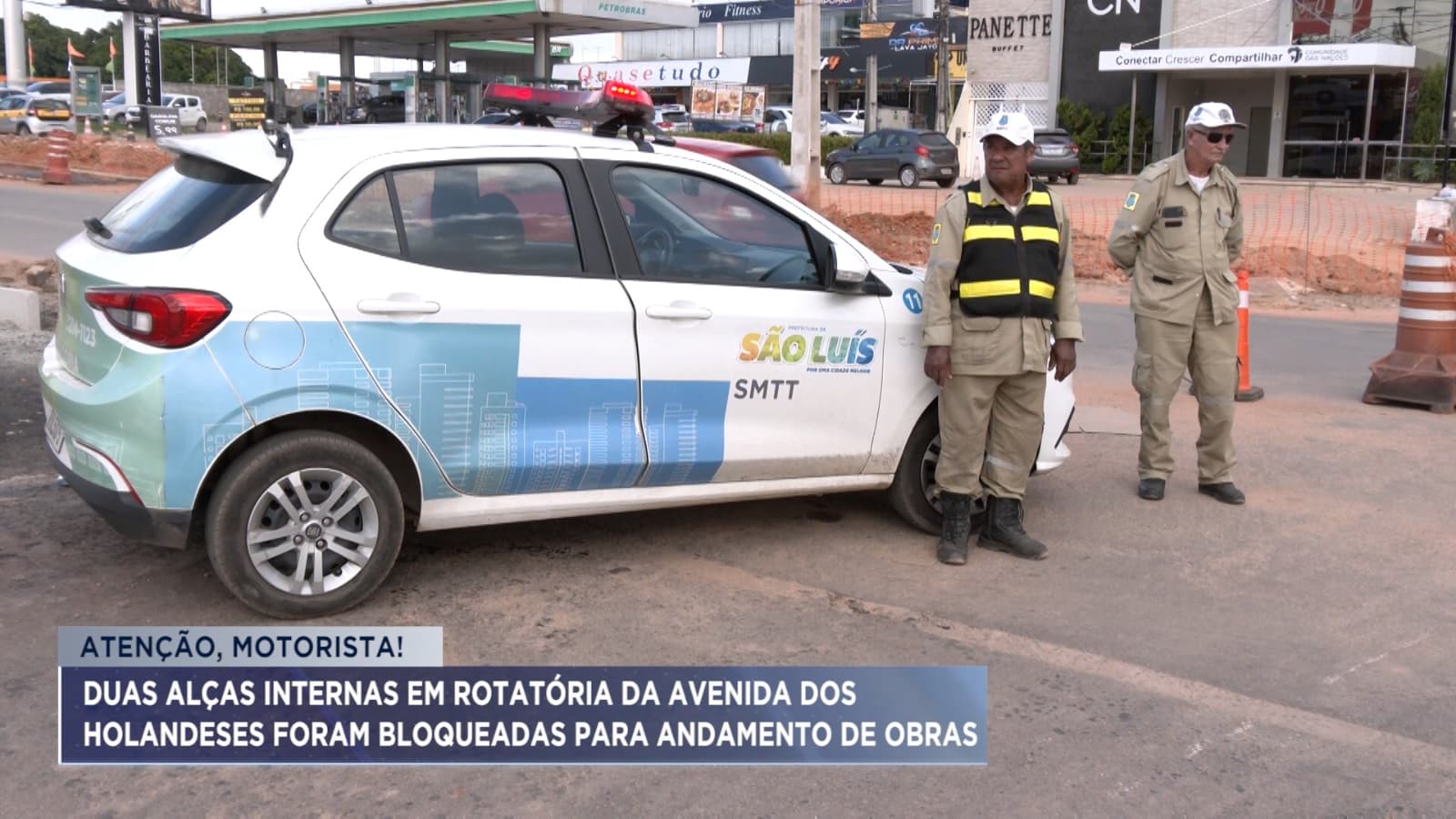 Rotatória da Avenida dos Holandeses passa por alteração temporária