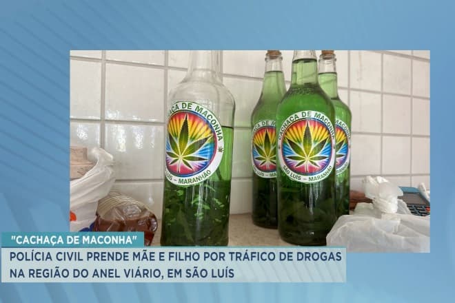 Polícia Civil prende mãe e filho por tráfico de drogas na região do Anel Viário, em São Luís