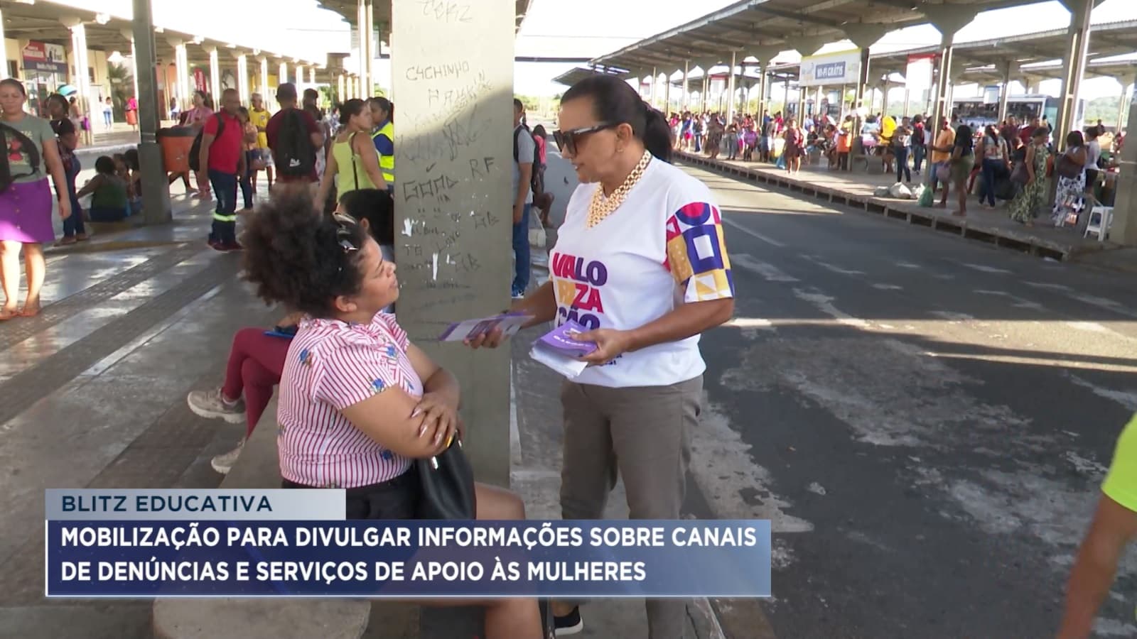 Semu promove blitzes educativas em alusão à campanha Agosto Lilás
