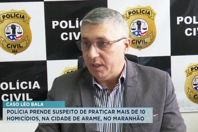 Arame: preso suspeito de praticar homicídios no Maranhão