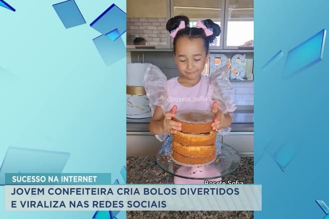 Jovem confeiteira produz bolos divertidos e faz sucesso nas redes sociais