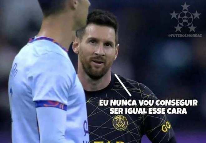 Veja os memes do último duelo entre Messi e Cristiano Ronaldo