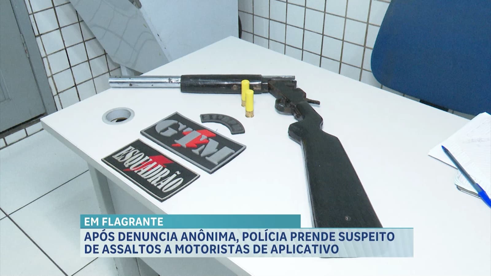 Após denuncia, polícia prende em flagrante um homem suspeito de assaltos a motoristas de aplicativo