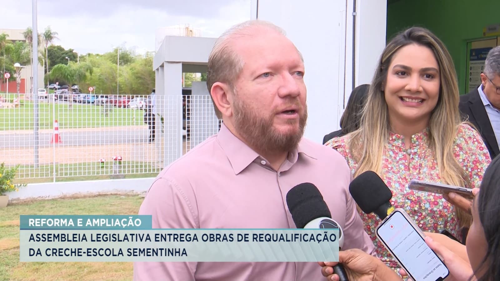 Assembleia inaugura obras de reforma e ampliação da Creche-Escola Sementinha