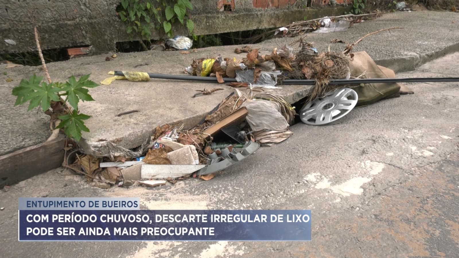 Chuvas: lixo acumulado pode causar alagamentos e problemas de saúde
