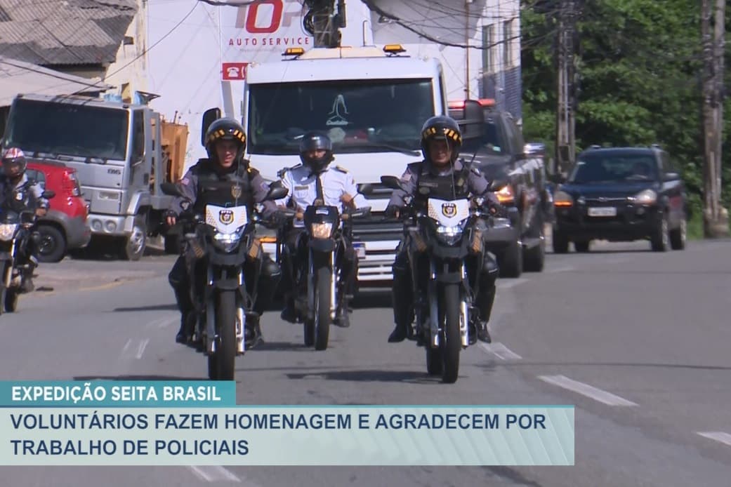 São Luís: voluntários do grupo Seita do Brasil realizam homenagem para policiais