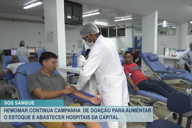 Hemomar continua campanha de doação de sangue devido ao baixo estoque