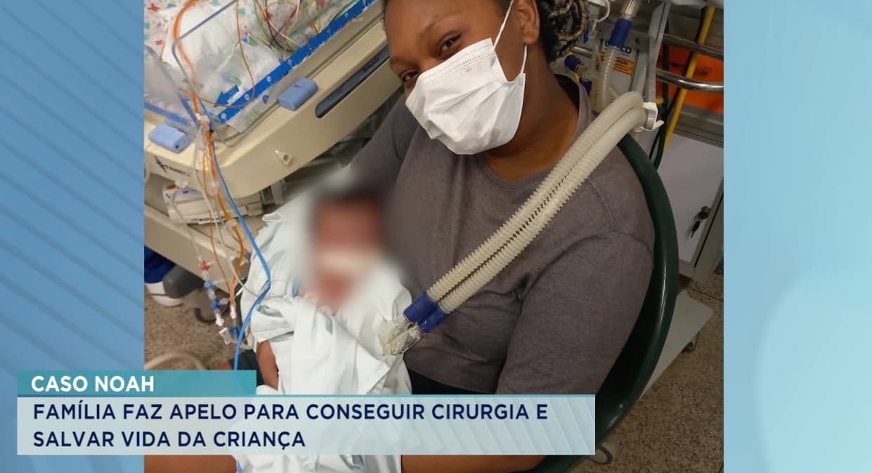 Família faz apelo para conseguir cirurgia e salvar a vida da criança no MA