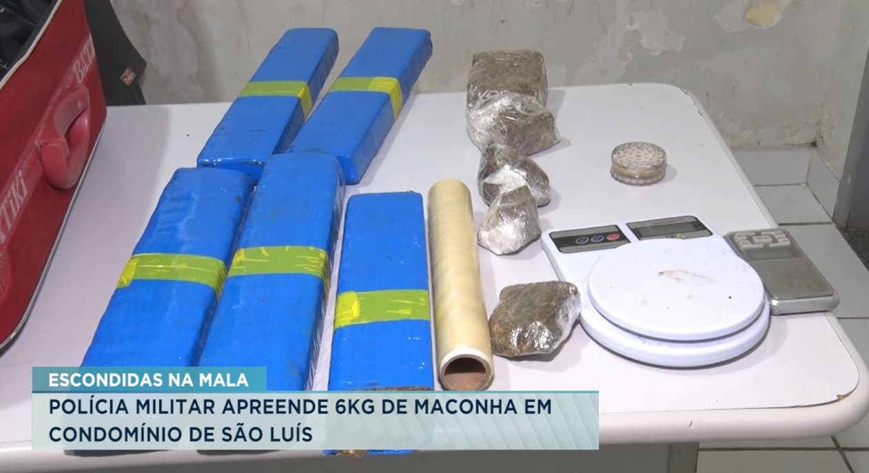 Polícia apreende 6kg de drogas no bairro Habitacional Turu