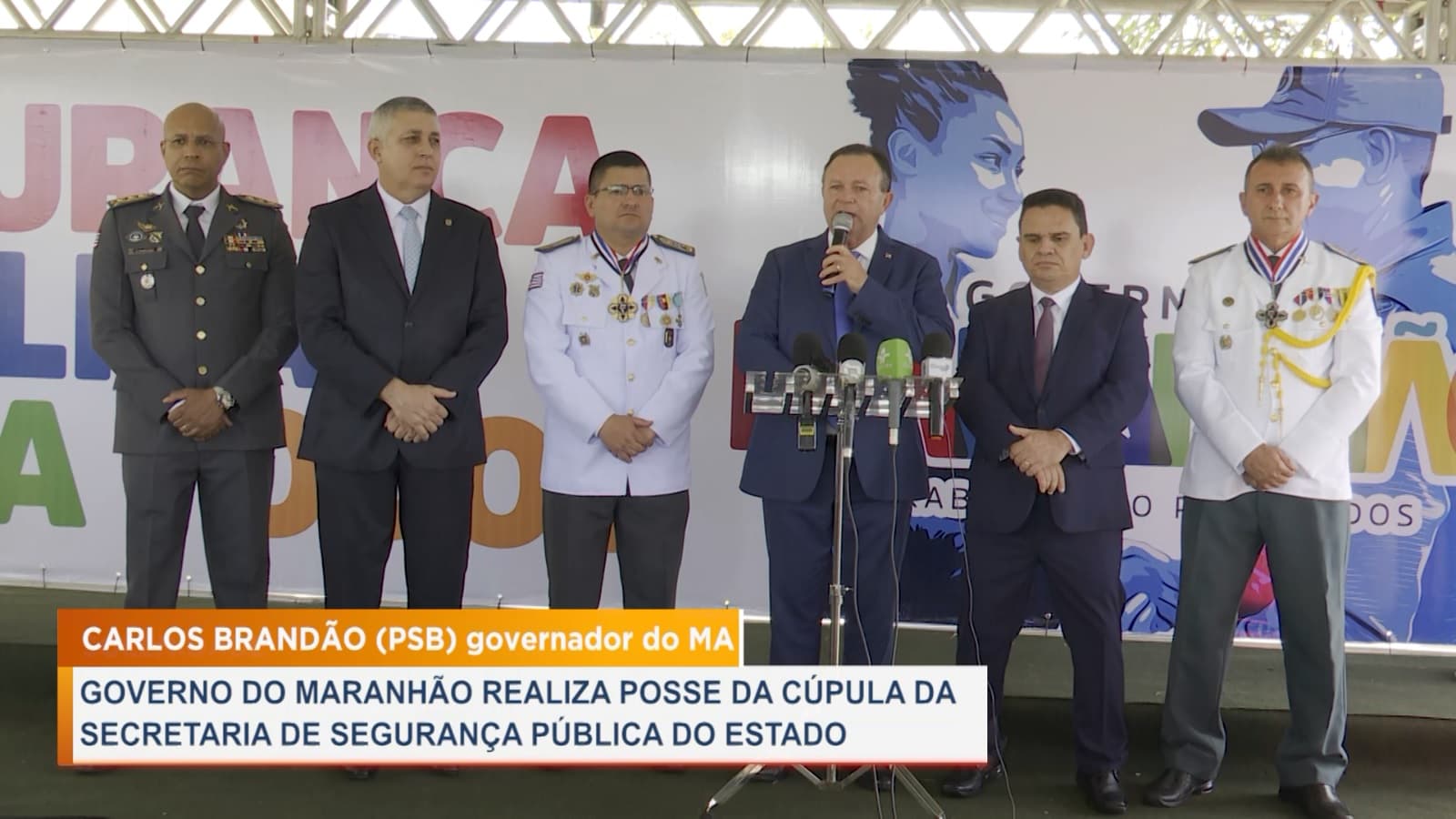 Governo do MA realiza posse da cúpula da Segurança Pública do Estado