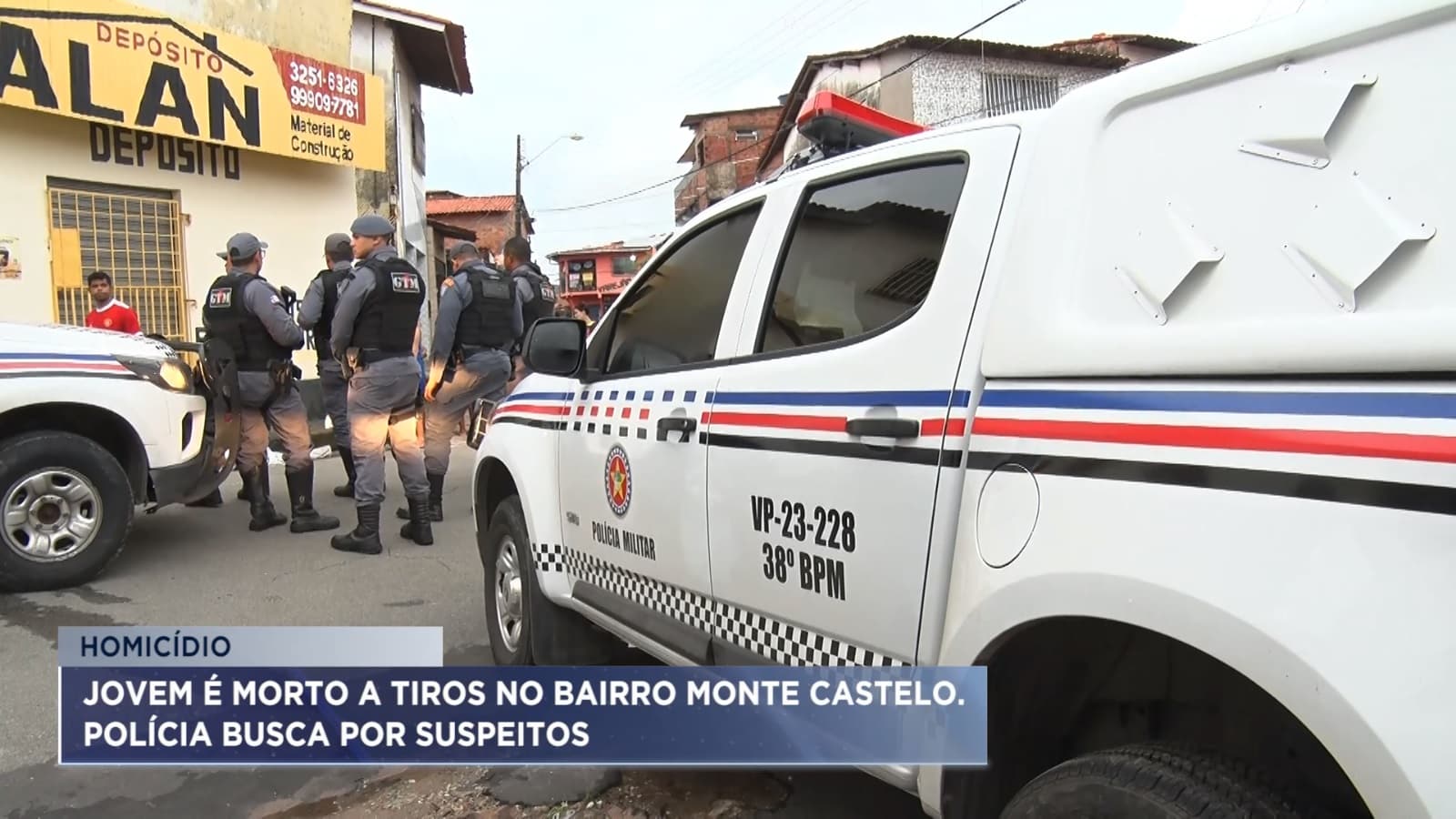 Jovem é morto a tiros no bairro Monte Castelo