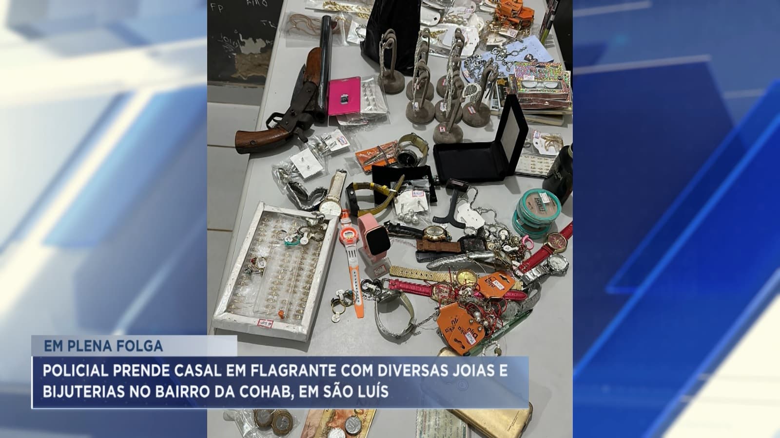 Policial militar frustra assalto à loja de joias em São Luís
