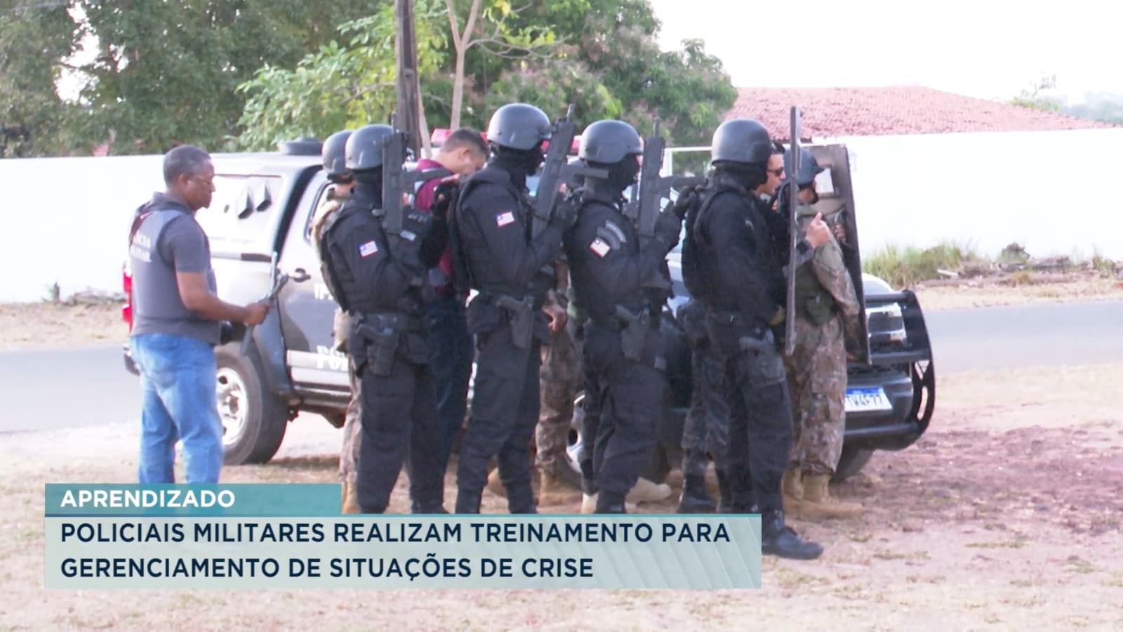 BOPE realiza treinamento para gerenciamento em situações de crise
