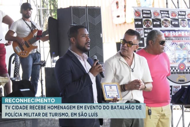 TV Cidade recebe homenagem em evento da Polícia Militar do Maranhão