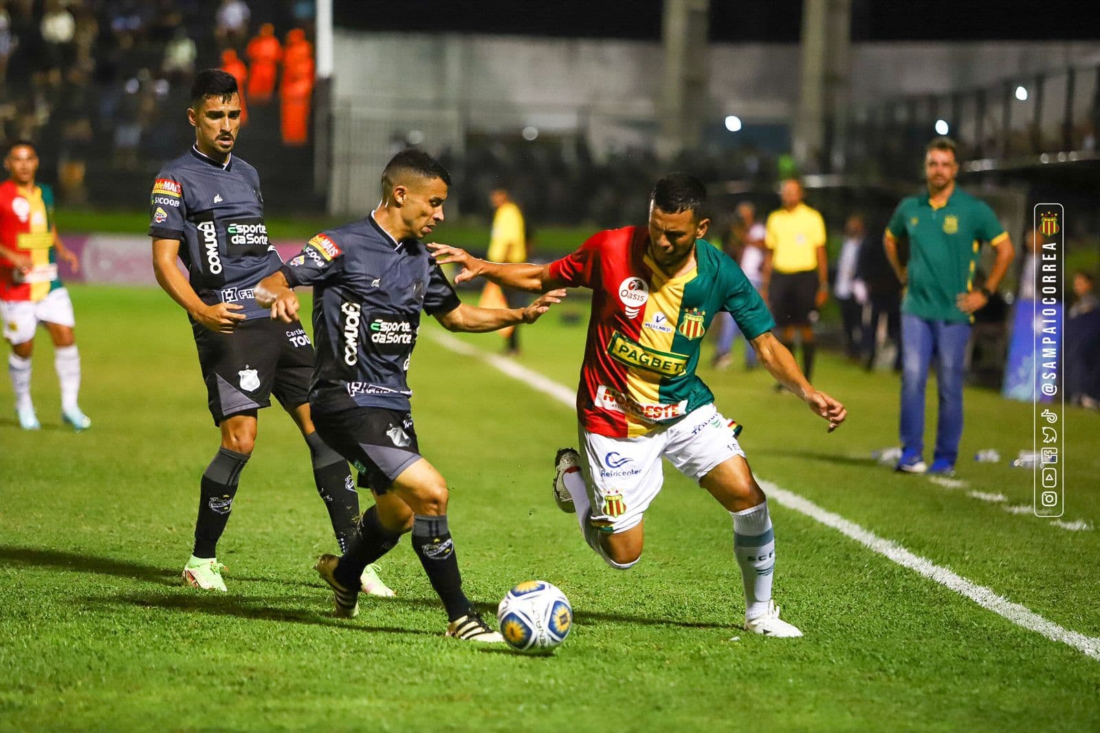 Sampaio perde para o ABC por 2 a 0 pela Copa do Nordeste