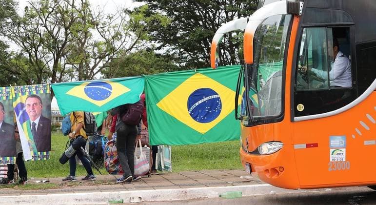 Ônibus com militantes não podem entrar no DF até 31/1