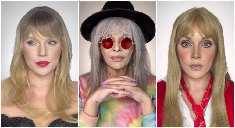 Taylor Swift, Rita Lee, RBD: maquiadora impressiona com transformações, veja as melhores