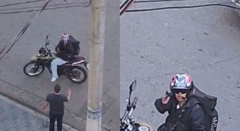 Assaltante atira contra moradora de prédio que gravava roubo na zona oeste de São Paulo