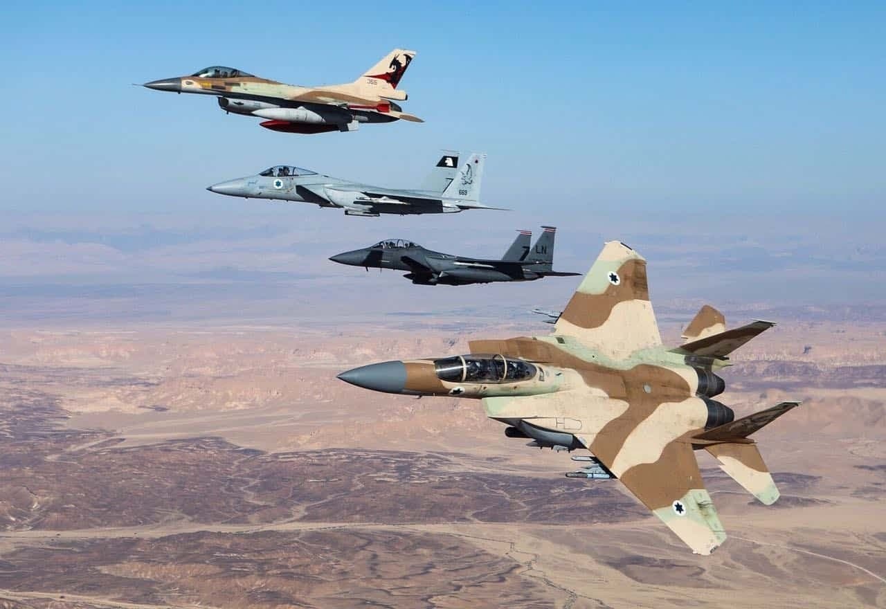 Conheça os principais caças utilizados por Israel no conflito