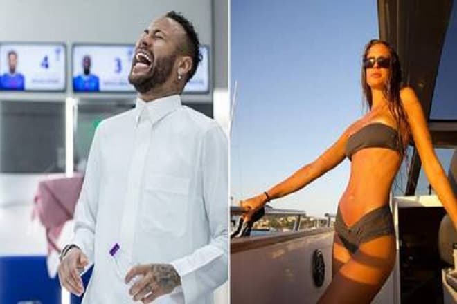 Neymar ironiza notícia de que tem um caso com garçonete brasileira