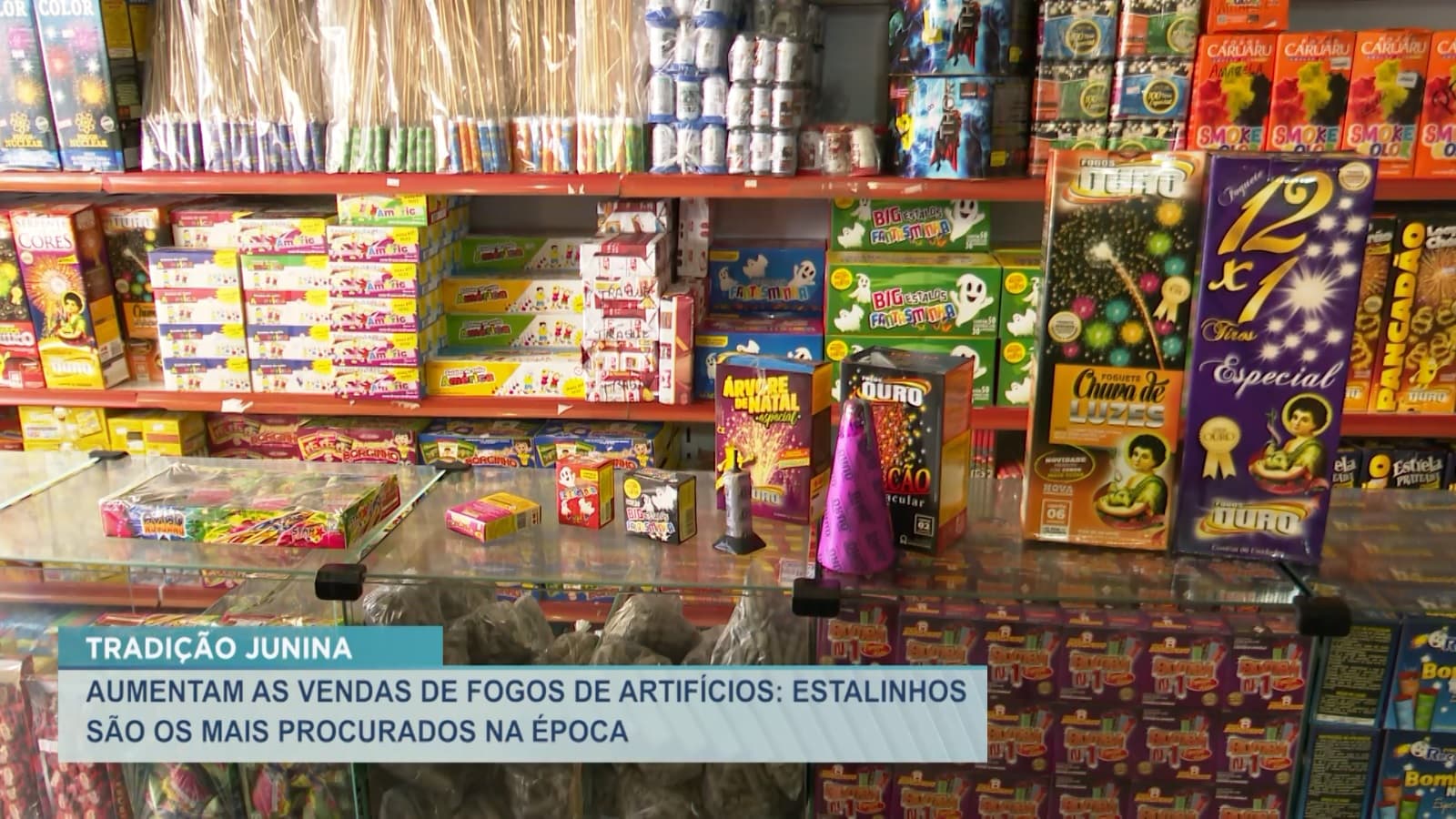 Venda de fogos de artifícios cresce com a chegada das festas juninas