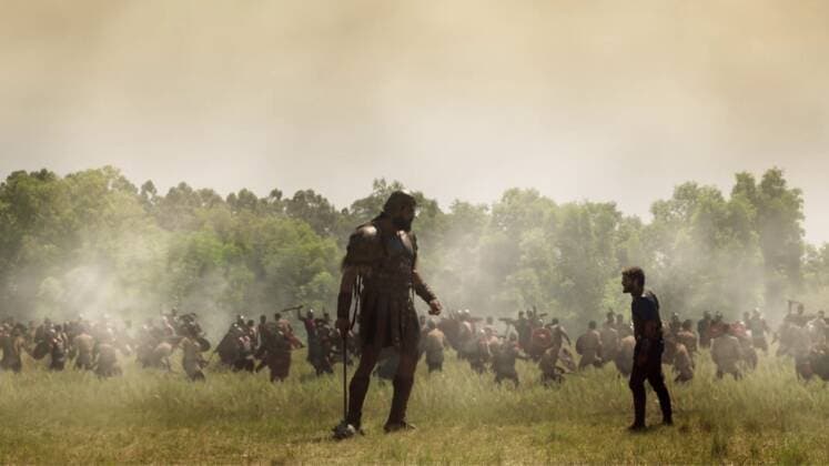 Fãs da série Reis comemoram a vitória de Davi contra o gigante Sipai no episódio especial