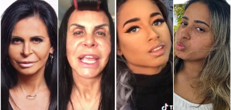 Fotos de famosas sem maquiagem chamam atenção e viralizam na web