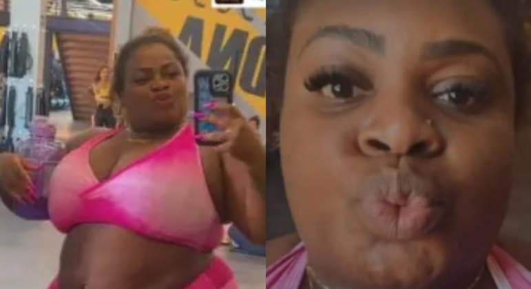Jojo Todynho mostra barriga na academia e foca em emagrecer: 'Abdômen vai trincar'