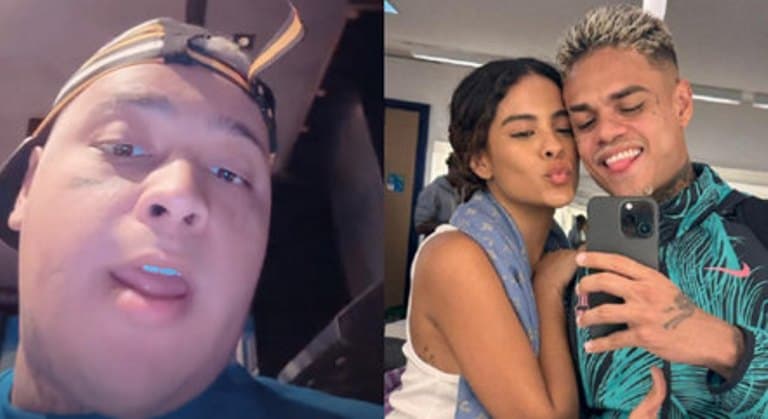 MC Ryan lamenta término de Bella e Cabelinho após suposta traição