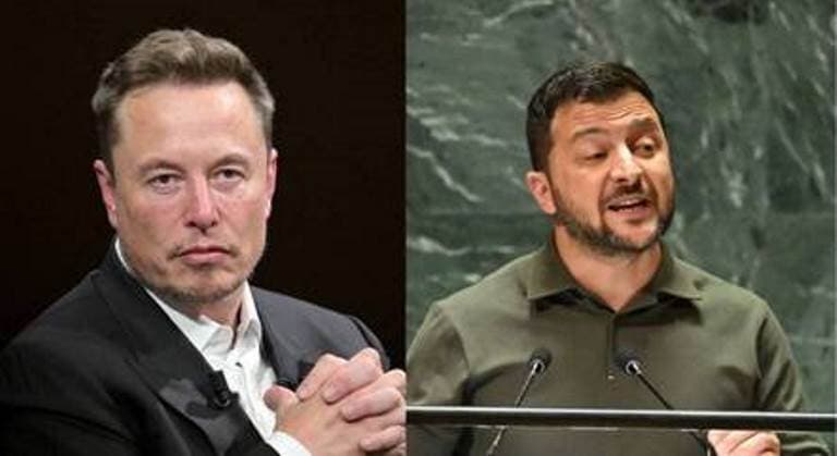 Musk diz que Zelensky só sabe 'pedir bilhões de dólares' para a guerra