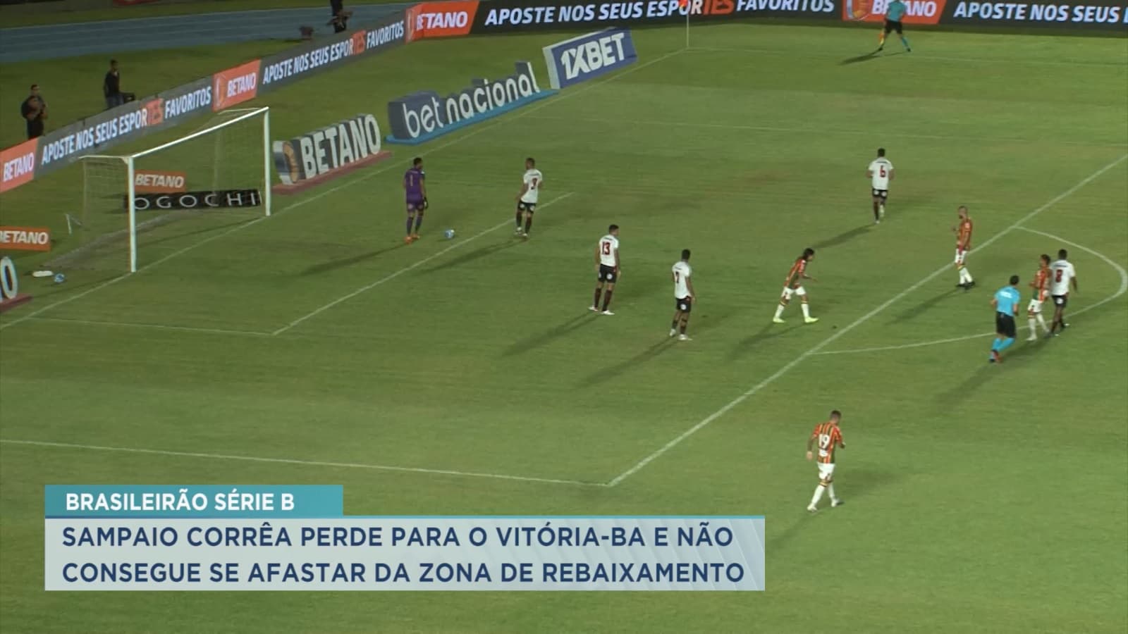 Série B: Sampaio perde em casa para o Vitória