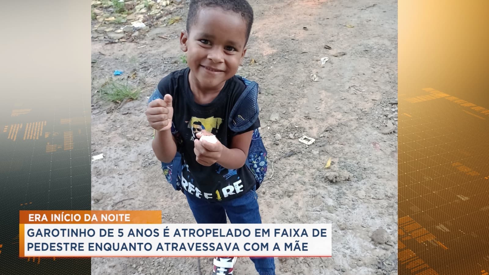 Criança de cinco anos é atropelada em faixa de pedestre