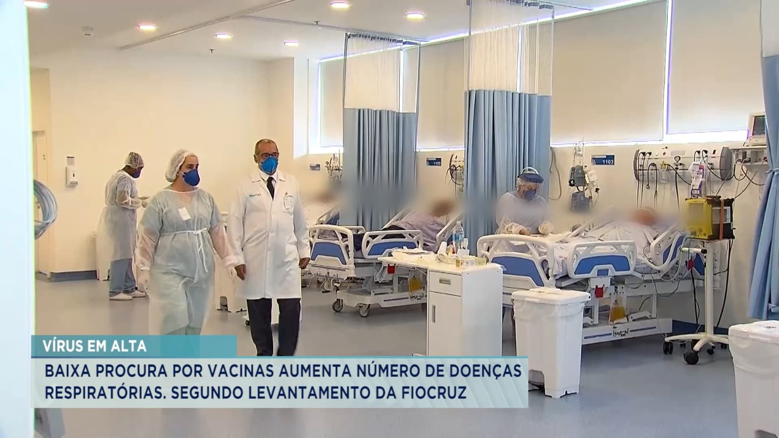 Baixa procura por vacinas aumenta número de doenças respiratórias
