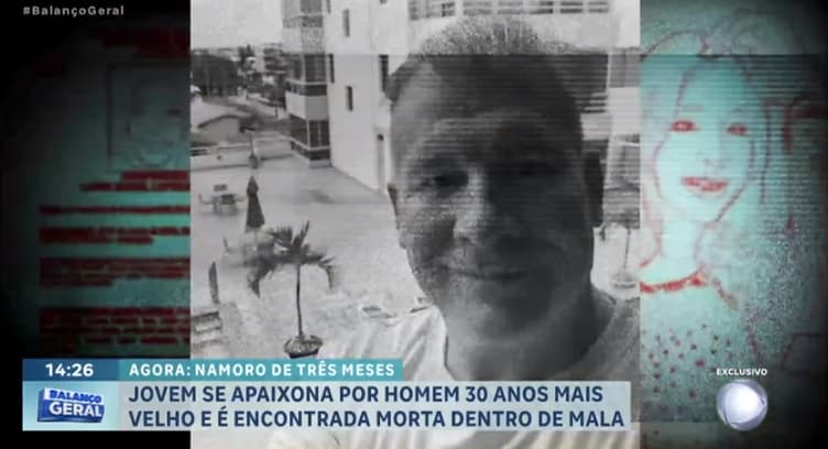 Homem mata namorada e coloca corpo dentro de mala