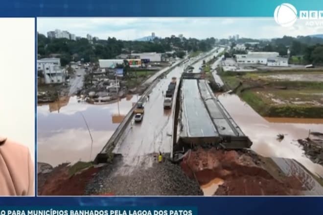 Nova previsão de chuvas e deslizamentos acende alerta no Rio Grande do Sul
