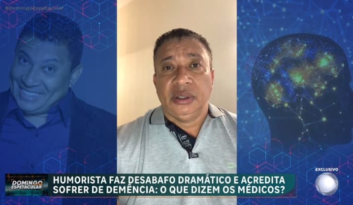 Pedro Manso faz revelações sobre seu estado de saúde; humorista acredita estar com demência
