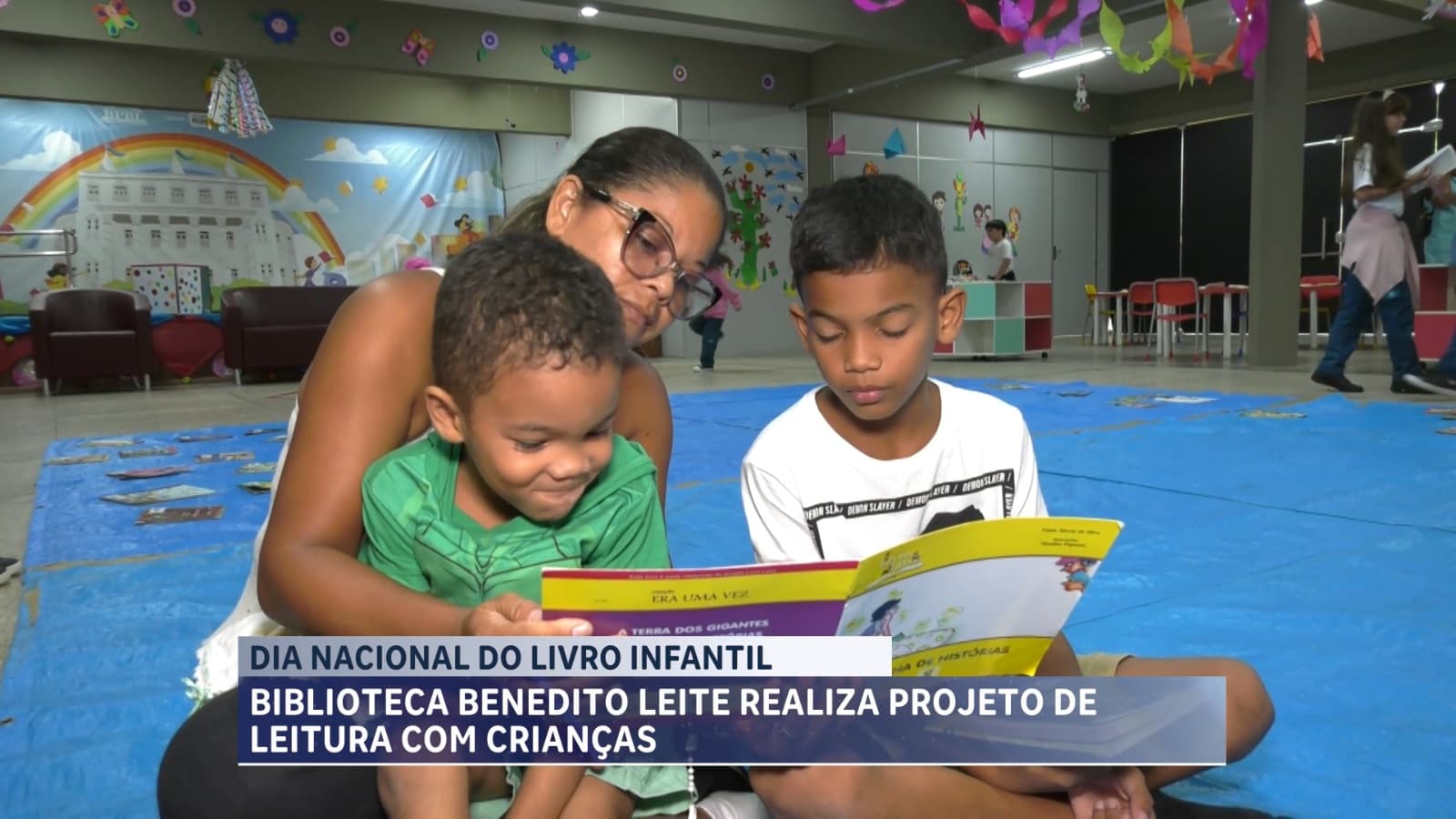 Biblioteca Benedito Leite realiza programação infantil em alusão ao Dia do livro