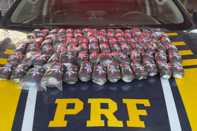 8kg de haxixe são apreendidos com adolescente na Br-010