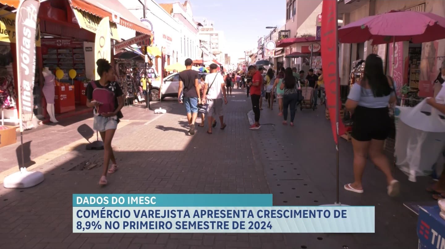 Comércio Varejista maranhense cresceu 8,9% de janeiro a abril de 2024