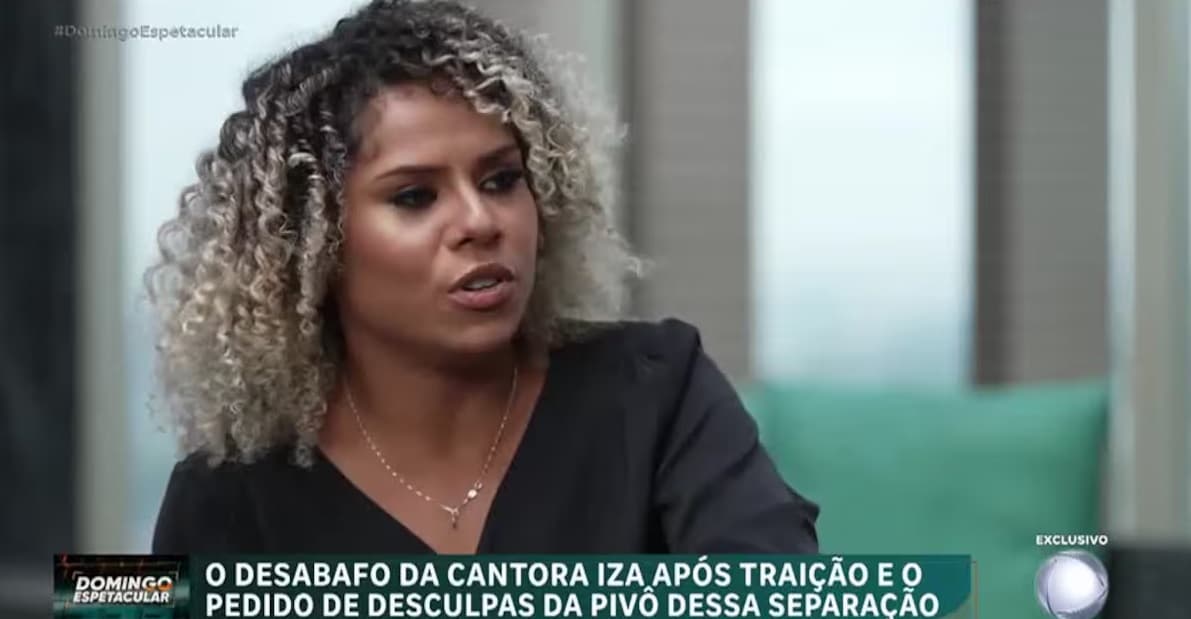 Pivô da separação de Iza e Yuri Lima faz revelações exclusivas ao Domingo Espetacular